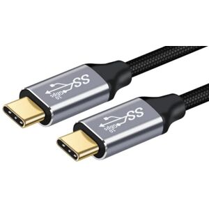 Usb-C 3.2 Gen.2 Kabel - 5a/20v/100w - Grå - 3 M