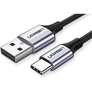 Premium Usb-C 3.1 Kabel - Nylon & Aluminium - Grå - 2 M