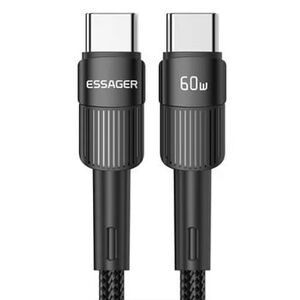 Usb-C Til Usb-C Kabel - Qc Pd 60w/3a - Sort - 0.5 M