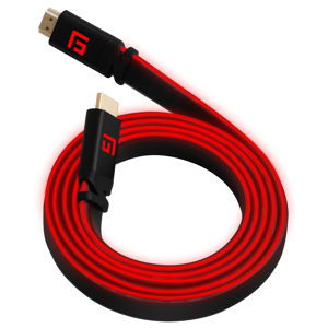 Floating Grip High Speed Led Hdmi Kabel - 8k - Rød - 1.5 M