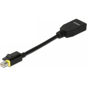 Delock Mini Dp Til Hun Displayport - 8k/60hz - Sort