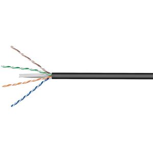 Cat 6 U/utp Lszh Udendørs Netværkskabel - Cu - Solid - 100 M