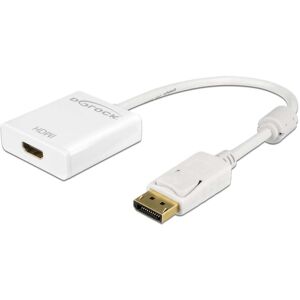 Delock Displayport 1.2 Til Hdmi - Eyefinity - 4k - Aktiv - Hvid