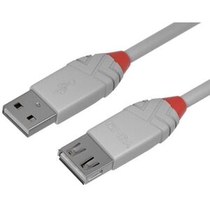 Lindy Usb Forlængerkabel - Anthra Line - 3 M - Grå