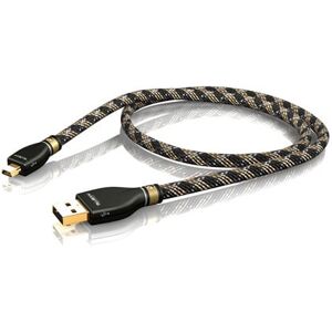 Viablue Kr-2 Silver High End A/mini-B Usb Audio Kabel - 0.5 M