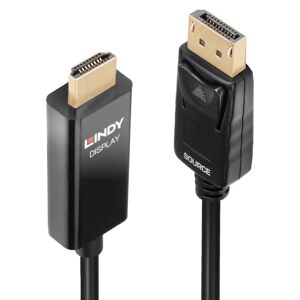 Lindy Aktiv Displayport 1.2 Til Hdmi 4k Kabel - M/hdr - 0.5 M