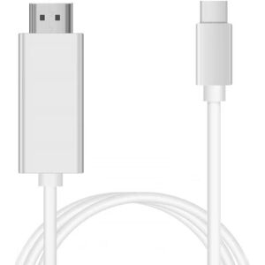 INF USB-C til HDMI-kabel 4K (2 meter) Hvid Hvid