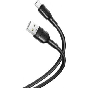 XO NB212 USB - USB-C kabel (2.1A) 1m, Svart