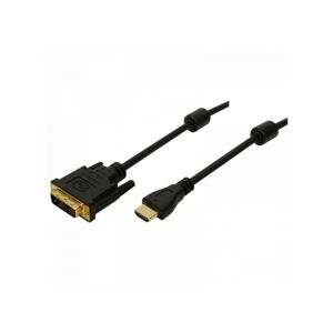 Rubs HDMI-DVI kabel 2 meter Black