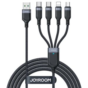 Joyroom 4in1 microUSB/Type-C/Lightning/Type-A-kabel 1,2m
