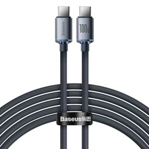 Baseus USB-C til USB-C kabler 100W 2m - Sort