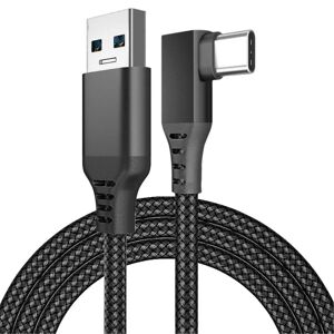 PIKACHU IC 3m/10ft usb3.0 til USB type C 90 graders kabel med 5gbps hurtig dataoverførsel