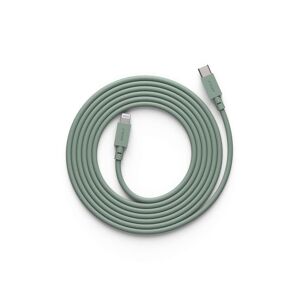 Avolt - Cable 1 USB-C to Lightning 2m Oak Green