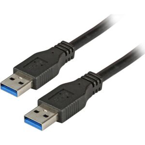 EFB Kabel Usb3.0 Usb-A/usb-A Han/han 1,8m Sort