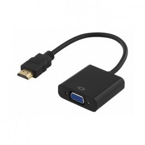 Deltaco Delcato Hdmi Til Vga+audio Adapter, 0,2 M