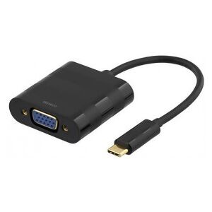 Deltaco Usb-C - Vga-Adapter, Sort