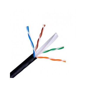 Cable Red Utp Cat6 Rj45 Aisens 305M Negro Awg24/Exterior A1 A135-0264