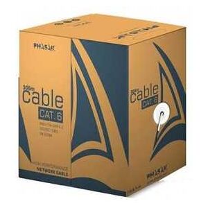 Cable Red Utp Cat6 Rj45 Phasak 305 Gris Phr 6301