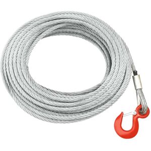 vidaXL Cuerda de cable 800 kg 20 m