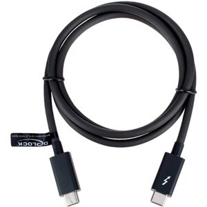 Delock Thunderbolt 3 Cable 1m Negro