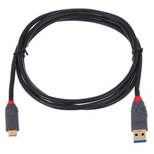 Lindy USB 3.1 Cable Typ A/C 1,5m Negro