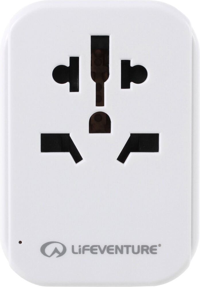 Lifeventure Varios instrumento world to aus/china travel adaptor with usb (& usb c)