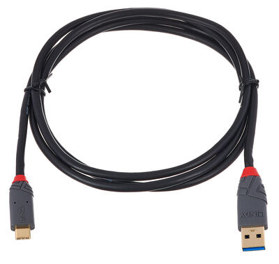 Lindy USB 3.1 Cable Typ A/C 1,5m Negro