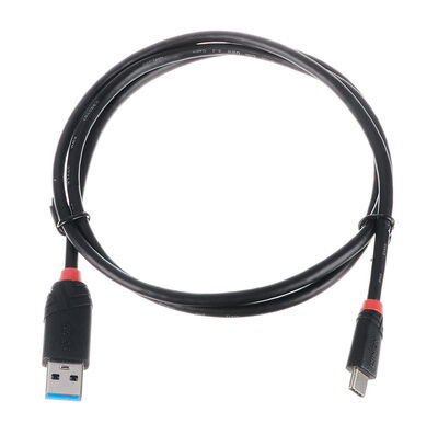 Lindy USB 3.2 Cable Typ A/C 1m Negro