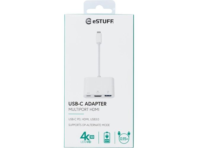 ESTUFF Hub ESTUFF ES623001WH (USB-C - USB 3.0)
