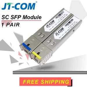 JT-COM 2pcs SFP Module SC Connecteur Gigabit DDM BIDI mini gbic 1000Mbps SC Émetteur-Recepteur À Fibre