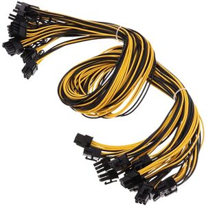 Câble d'alimentation PCIe 6 broches à 8 broches (6 + 2) mâle à mâle  adaptateur de carte