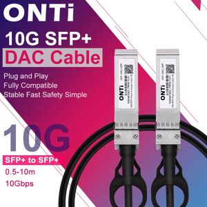 ONTi – câble passif SFP + twinstax de 10G  en cuivre à fixation directe (DAC)  de 0.5 à 7M  pour