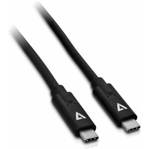 V7 Black USB Cable USB-C Male to USB-C Male 2m 6.6ft - Publicité