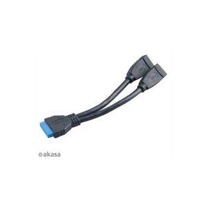 Akasa Adaptateur USB 3.0 Interne - AK-CBUB09-15BK - 15 cm - Publicité