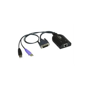 ATEN Technology ATEN KA7166 - Câble clavier / vidéo / souris (KVM) - RJ-45 (F) pour USB, DVI-D (M) - Publicité