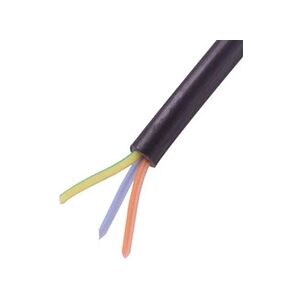 Conecticplus KOMELEC Bobine De Câble Electrique Souple 3x2.5mm² H07 Rnf 100m Noire - Publicité