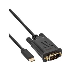 InLine - Câble adaptateur - USB-C (M) pour HD-15 (VGA) (M) - DisplayPort 1.2 - 1 m - noir - Publicité