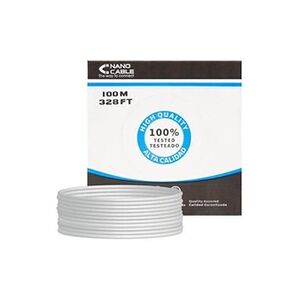 Nanocable Câble RJ45 Catégorie 5e UTP 10.20.0302-FLEX Gris (100 M) - Publicité