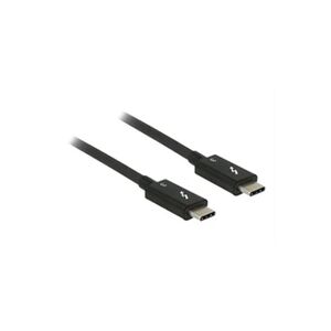 Delock - Câble Thunderbolt - 24 pin USB-C (M) pour 24 pin USB-C (M) - USB 3.1 Gen 2 / Thunderbolt 3 / DisplayPort 1.2a - 20 V - 5 A - 50 cm - support 4K - - Publicité