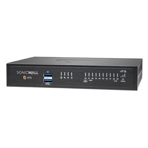 Sonicwall TZ470 - Essential Edition - dispositif de sécurité - avec 1 an de service TotalSecure - 1GbE, 2.5GbE - bureau - Publicité