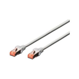 Digitus DK-1644-150 RJ45 Câble réseau, câble patch CAT 6 S/FTP 15.00 m gris sans halogène, torsadé par paire, avec cliquet dencastrement, ignifuge - Publicité