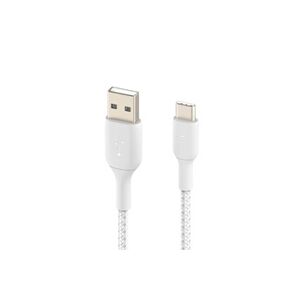 Belkin BOOST CHARGE - Câble USB - 24 pin USB-C (M) pour USB (M) - 1 m - blanc - Publicité