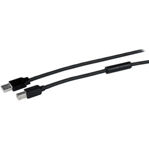 StarTech.com Câble USB Actif A vers B 15 m M/M Noir (USB2HAB50AC) - Publicité