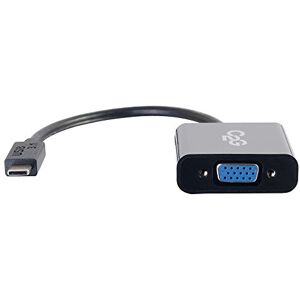 C2G CBL/USB C to VGA Video Adptr Black - Publicité