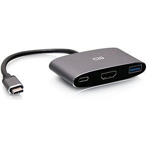 C2G Mini Station d'accueil USB C 3 en 1 avec Chargement HDMI, USB-A et USB-C, Puissance jusqu'à 100 W, résolution 4K @ 60 Hz - Publicité