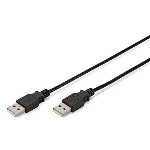 Digitus Câble de Connexion USB 2.0-1.0 m USB A (mâle) à USB A (mâle) 480 Mbit/s Câble de Connexion, câble USB, Ordinateur- Noir - Publicité