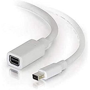 C2G 2m Mini DisplayPort Extension Cable M/F White - Publicité