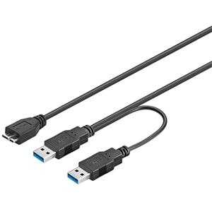 RALLONGE USB-A / USB-A, USB 3.0, M / F, NOIR, 1.8M