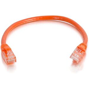 C2G Cables To Go Câble de brassage sans accrocs Cat6 550MHz 2m- Orange - Publicité