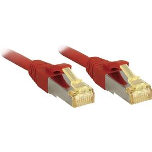 LINDY Câble réseau Cat.7 S/FTP, cuivre, LSOH, 600MHz, Rouge, 10m - Publicité